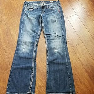 Silver Lola flare jeans